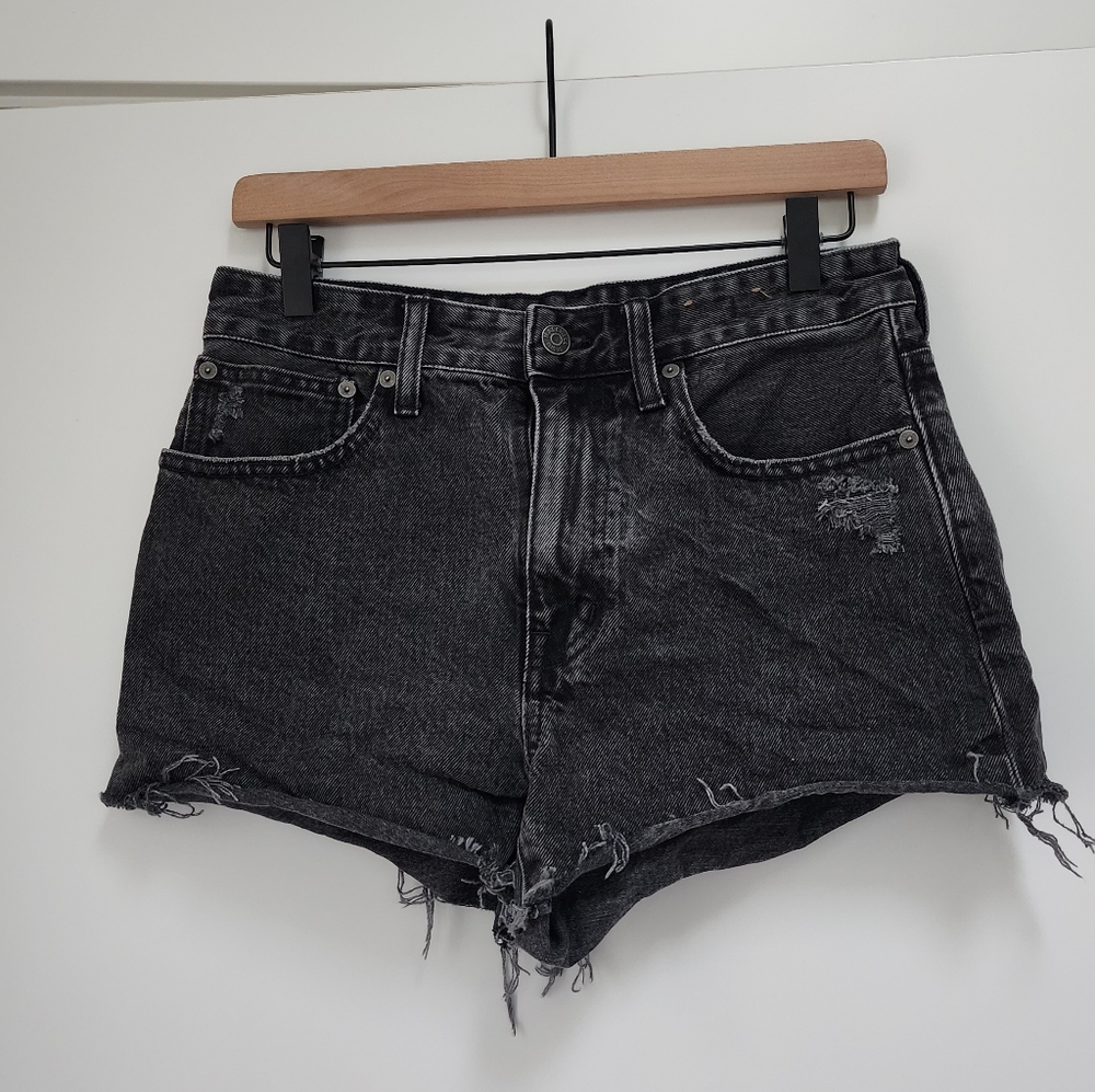 Madewell Charcoal Jean Shorts